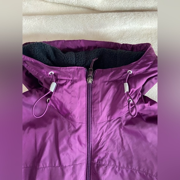Women's Columbia Switchback Sherpa-Lined Jacket Size large Purple with black - Picture 7 of 7